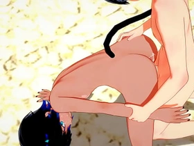 BL-猫男x狐男无套干两炮-伪娘变装日本亚裔漫画动漫游戏色情男同 xxx hot asian merry sex videos