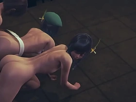 原神耽美-温迪双头龙3P-伪娘跨性别日本动漫游戏同性色情 gay asian videos coitus